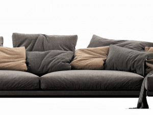 flexform campiello chaise lounge 3D मॉडल