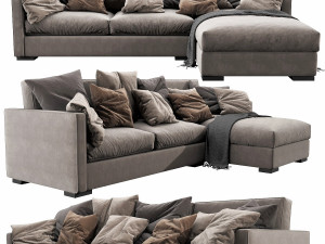 meridiani belmon chaise lounge 3D 模型