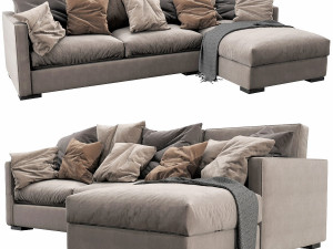 meridiani belmon chaise lounge 3D 模型
