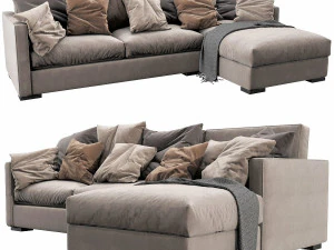meridiani belmon chaise lounge 3D Model