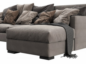 meridiani belmon chaise lounge 3D 模型