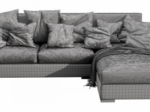 meridiani belmon chaise lounge 3D 模型