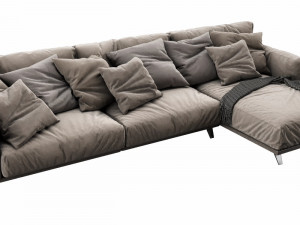 arflex frame chaise lounge f3 Model 3D