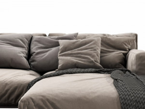 arflex frame chaise lounge f3 Model 3D