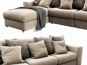 ditre italia freedom chaise lounge 3D Model