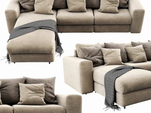 ditre italia freedom chaise lounge 3D Model