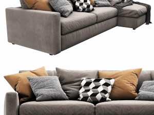 linteloo fabio chaise lounge 3D 모델