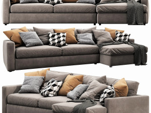 linteloo fabio chaise lounge 3D 모델