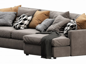 linteloo fabio chaise lounge 3D 모델