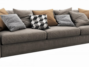 linteloo fabio 3 seater 3D Model