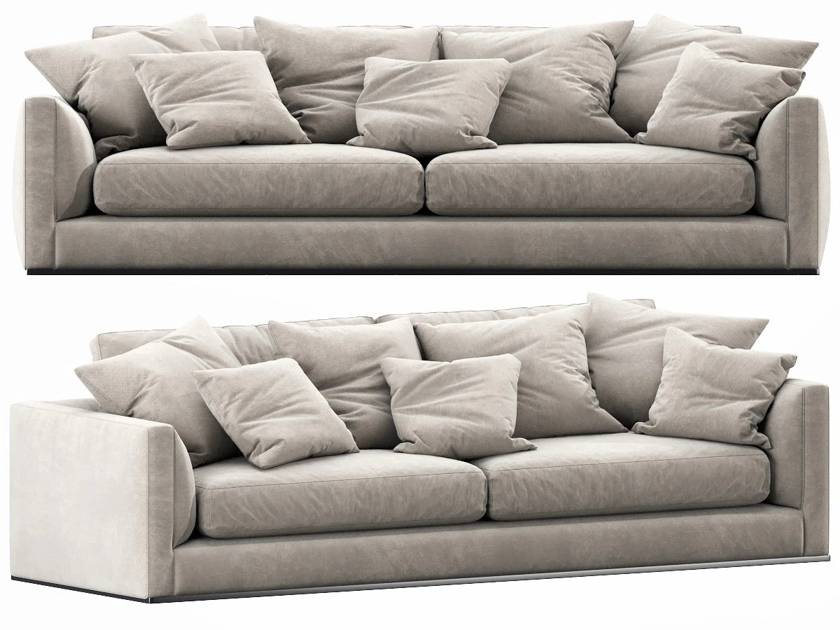 linteloo fabio 3 seater 3D Model .c4d .max .obj .3ds .fbx .stl .blend