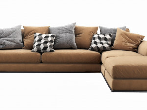 bb italia richard sofa 3D 模型