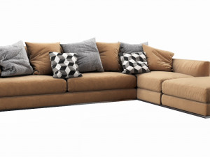 bb italia richard sofa 3D 模型
