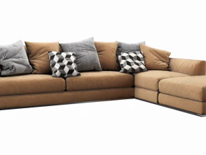 bb italia richard sofa 3D Model