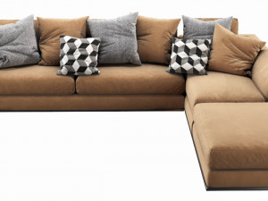 bb italia richard sofa 3D 模型