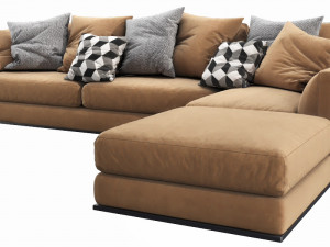 bb italia richard sofa 3D 模型