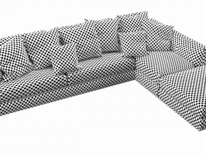 bb italia richard sofa 3D 模型
