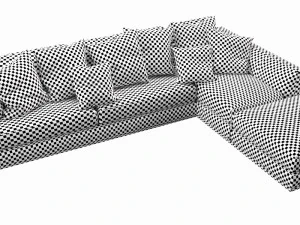 bb italia richard sofa 3D Model