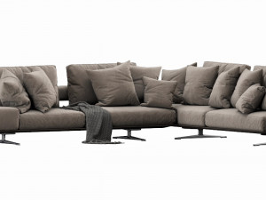flexform wing sectional 3D Model