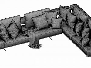 flexform wing sectional 3D Model