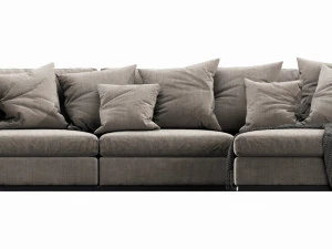 flexform beauty chaise lounge 3D Model