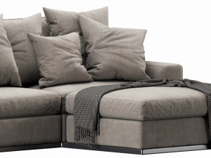 flexform beauty chaise lounge 3D मॉडल