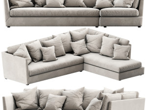 flexform victor chaise lounge 3D Model