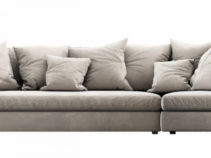 flexform victor chaise lounge 3D Model