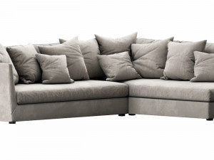 flexform victor chaise lounge 3D Model