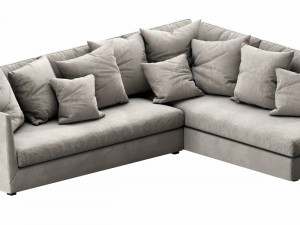 flexform victor chaise lounge 3D Model