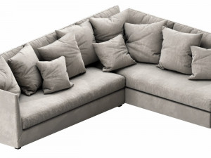 flexform victor chaise lounge 3D Model