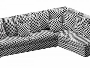 flexform victor chaise lounge 3D Model