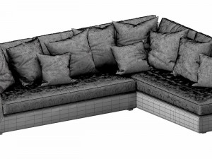 flexform victor chaise lounge 3D Model