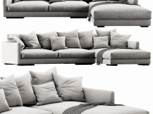 flexform magnum chaise lounge Modelo 3D