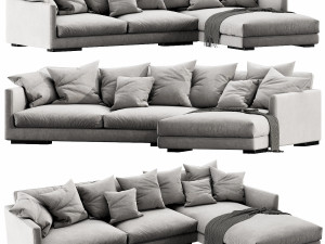 flexform magnum chaise lounge Modelo 3D