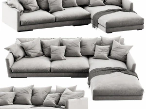flexform magnum chaise lounge 3D Model