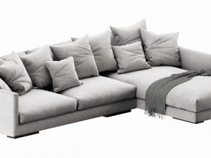 flexform magnum chaise lounge Modelo 3D