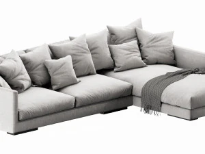 flexform magnum chaise lounge 3D Model