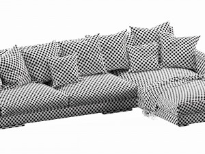 flexform magnum chaise lounge Modelo 3D