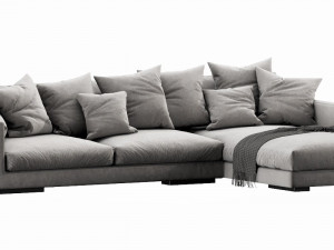 flexform magnum chaise lounge Modelo 3D