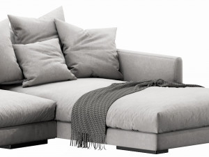flexform magnum chaise lounge Modelo 3D