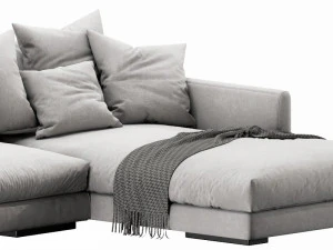 flexform magnum chaise lounge 3D Model
