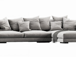 flexform magnum chaise lounge Modelo 3D