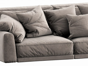 poliform paris seoul 3 seater Modelo 3D