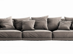 poliform paris seoul 3 seater Modelo 3D