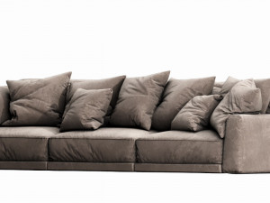 poliform paris seoul 3 seater Modelo 3D