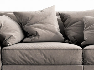 poliform paris seoul 3 seater Modelo 3D