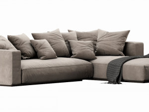 flexform grandemare chaise lounge Modelo 3D