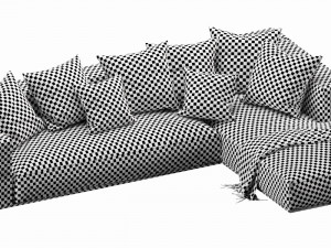 flexform grandemare chaise lounge Modelo 3D