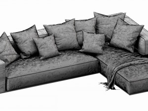 flexform grandemare chaise lounge Modelo 3D